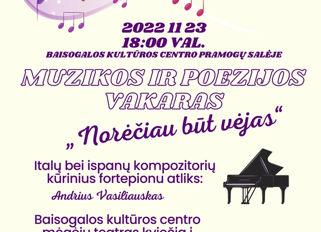 Renginio plakatas