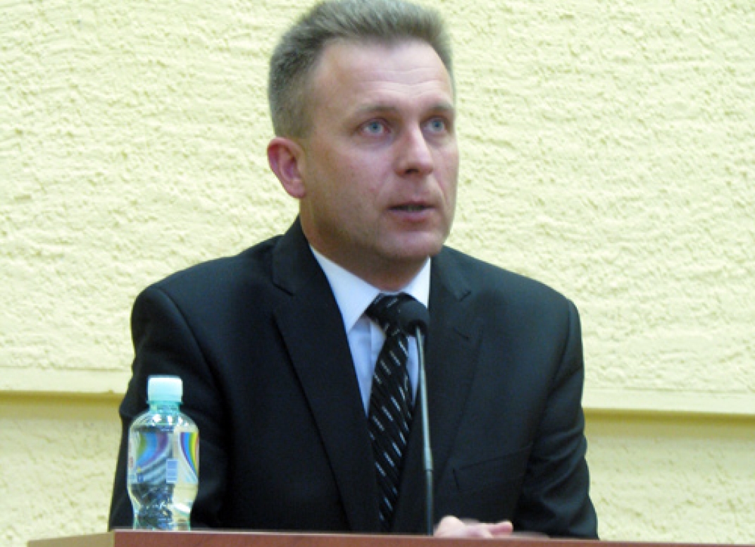 Susirinkusiuosius pasveikino Radviliškio rajono savivaldybės meras Darius Brazys