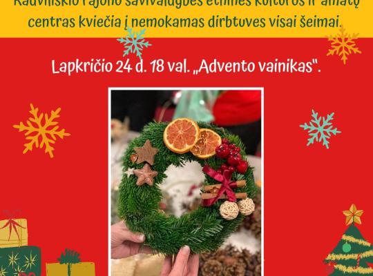Edukacinis užsiėmimų ciklas „Ilgi šeimos vakarai“