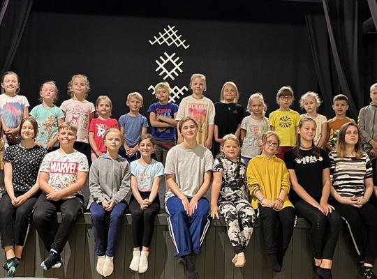 Baisogalos kultūros centre viešėjo ir dirbo šiuolaikinio šokio atstovai