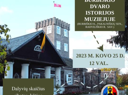 Pažinti Burbiškio dvarą kviečia orientavimosi žaidimas