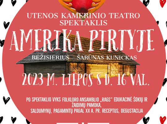 Kleboniškių kaimo klojime spektaklį „Amerika pirtyje“ vaidins aukštaičiai
