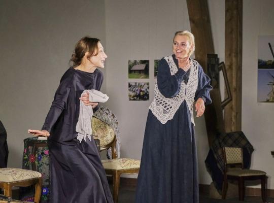 Burbiškio dvare teatras „Labas“ pasakojo Lazdynų Pelėdos istoriją
