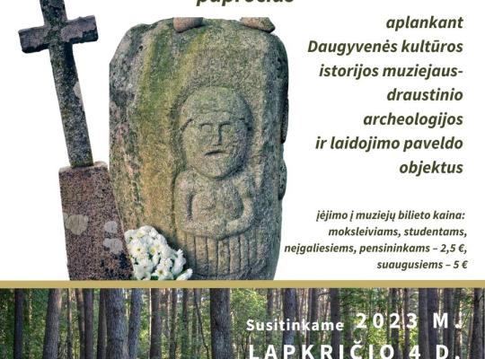 Ilgių ir Vėlinių papročiai bus prisiminti lankant Daugyvenės pakrančių archeologinį paveldą