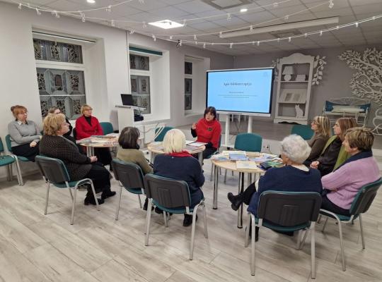 Radviliškio viešojoje bibliotekoje – jaukus vakaras su knyga