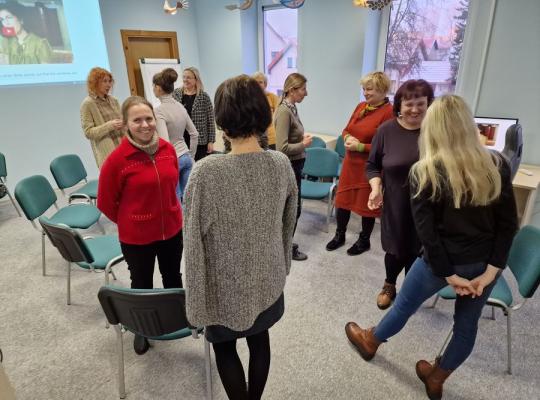 Bibliotekininkai tobulino anglų kalbos žinias