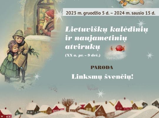 Burbiškio dvare eksponuojamoje parodoje pristatoma lietuviškų atvirukų tradicija