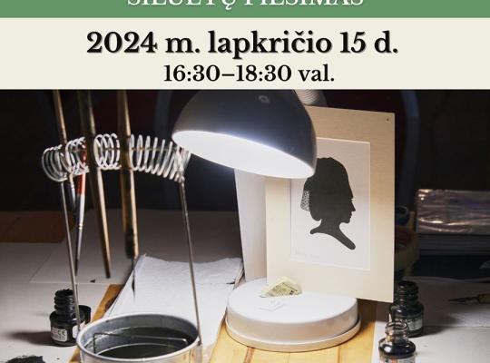 Šeduvos kraštotyros muziejuje dailininkė mokys piešti siluetus