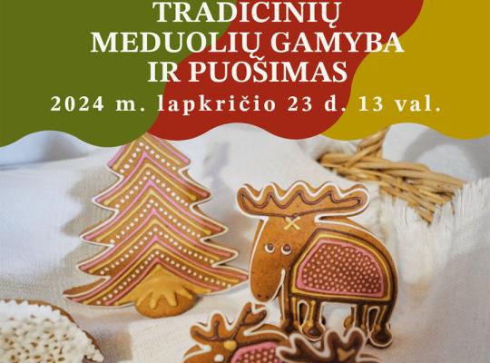 Kleboniškių muziejaus gryčia taps meduolių gamybos ir puošimo dirbtuvėmis