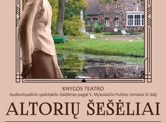 Burbiškio dvare Knygos teatras kartu su žiūrovais kurs spektaklį „Altorių šešėliai“