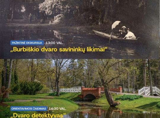 Burbiškio dvarą pažinti kviečia ekskursija ir orientavimosi žaidimas