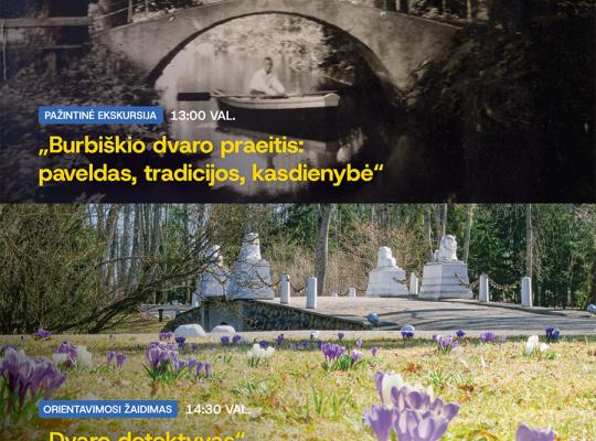 Burbiškio dvaro mįsles įminti padės nemokama ekskursija ir žaidimas „Dvaro detektyvas“