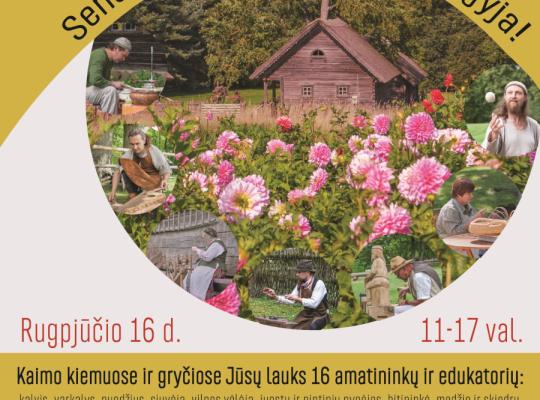 Kleboniškių kaime vyks paskutinė Senųjų amatų ir edukacijų diena