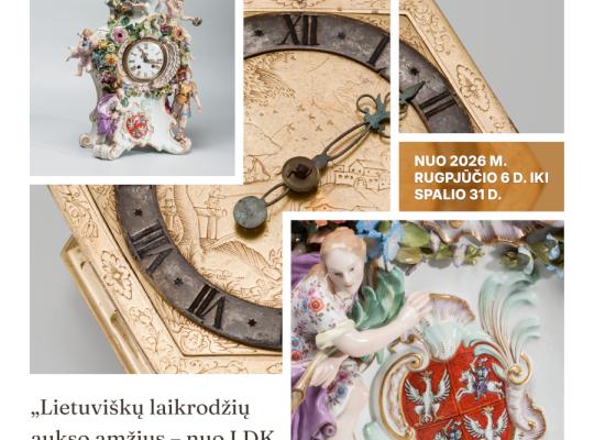 Burbiškio dvaro istorijos muziejuje – lietuviškų laikrodžių aukso amžius