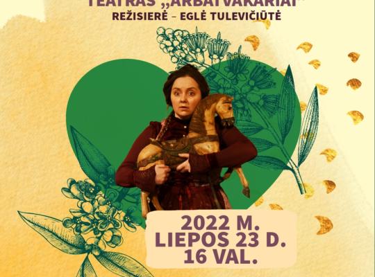 Kleboniškių kaimo buities muziejaus klojime teatras „Arbatvakariai“ dovanos „Aitvarų lauktuves“