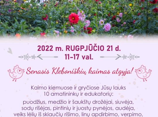 Kleboniškių kaimo buities muziejuje atgis senieji amatai