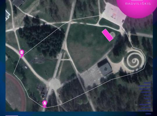 Bus ribojamas patekimas į Radviliškio miesto kultūros ir poilsio parką