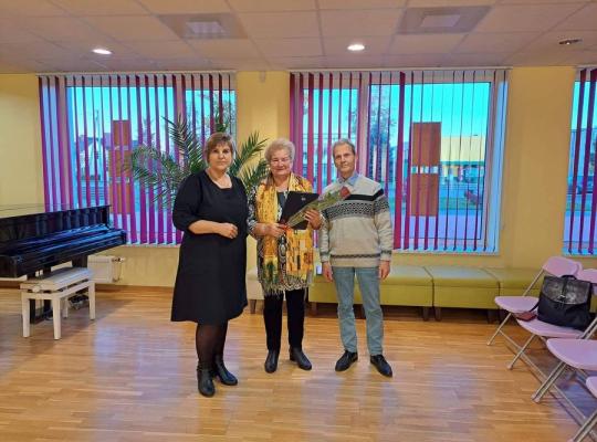 Baisogalos kultūros centre kūrėjų Jadvygos ir Donato Kurmanskių keramikos darbų parodos „Žydėjimas“ atidarymas