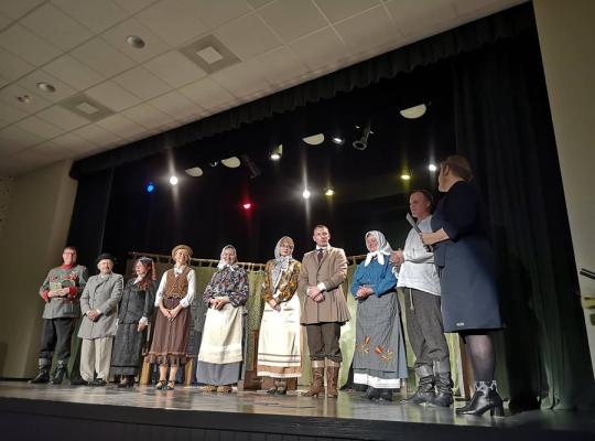 Baisogaloje baigėsi II-asis mėgėjų teatrų festivalis „Vaidina kaimynai“