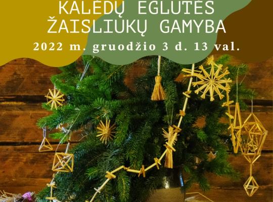 Kleboniškių kaimo buities muziejuje vyks kalėdinių žaisliukų dirbtuvės