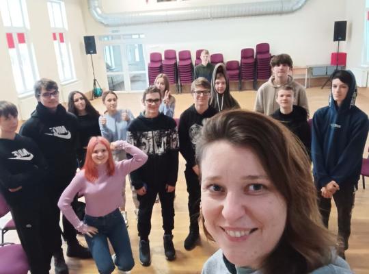 Paauglių savivertės ir motyvacijos stiprinimo dirbtuvės Sidabravo gimnazijoje