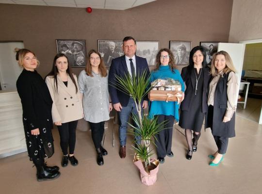 Su Pasaulio kultūros diena pasveikinti rajono kultūros darbuotojai