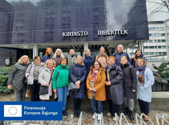 Bibliotekininkų darbo stebėjimo vizitas Suomijoje