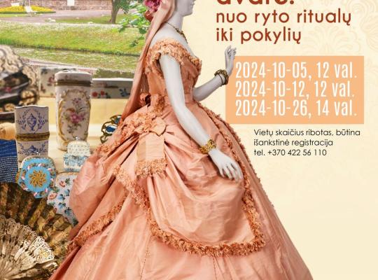 Burbiškio dvare – nemokamos ekskursijos parodoje apie XIX amžiaus  dvarų gyvenimą