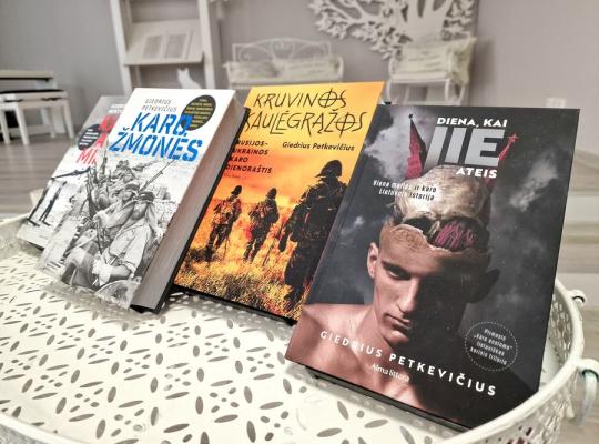 Pristatyta G. Petkevičiaus knyga „Diena, kai jie ateis. Viena meilės ir karo Lietuvoje istorija“
