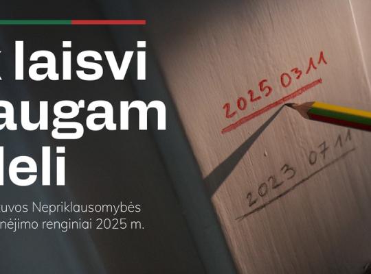 Kviečiame Lietuvos nepriklausomybės atkūrimo 35-metį švęsti kartu