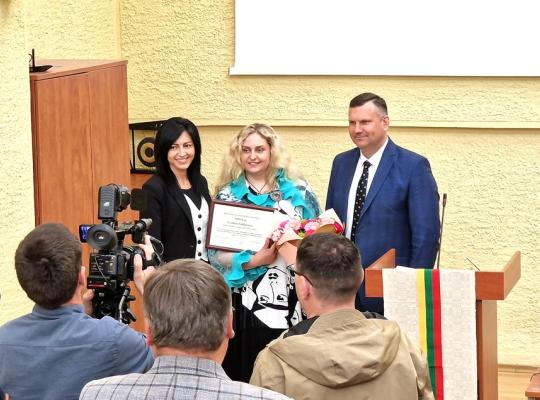 Evelina Stalgienė apdovanota Radviliškio krašto kultūros premija