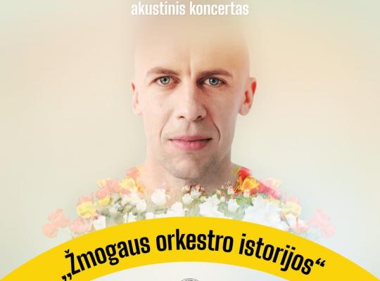 Burbiškio dvare – Vidas Bareikis ir jo muzikinės „Žmogaus orkestro istorijos“
