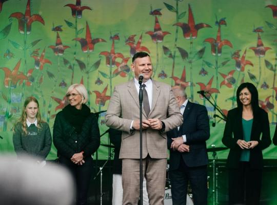 Burbiškio dvaro festivalyje „Tulpių žydėjimo šventė“ atgijo istorija