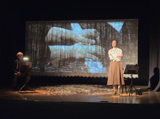 Spektaklis „Neparašytas laiškas“ – jaudinanti impresija apie Šatrijos Raganą