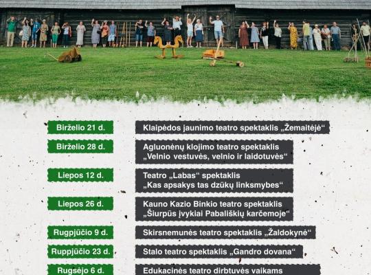 Kleboniškių muziejuje Klaipėdos jaunimo teatras vaidins spektaklį „Žemaitėjė“