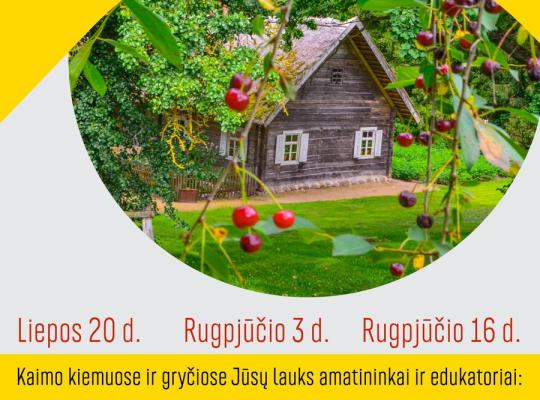 Tris vasaros savaitgalius atgis senasis Kleboniškių kaimas
