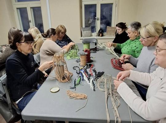 Šeduviai išbandė makramė techniką