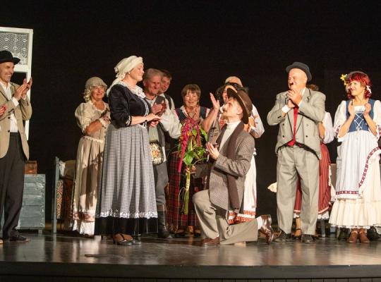 Baisogaloje startavo trečiasis mėgėjų teatrų festivalis „Vaidina kaimynai“