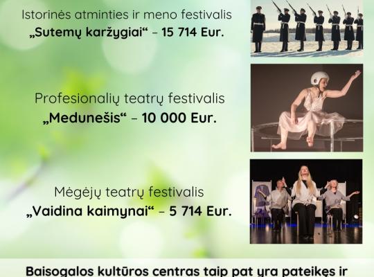 Pakeliui į kultūrą – projektais pražydęs pavasaris Baisogaloje!