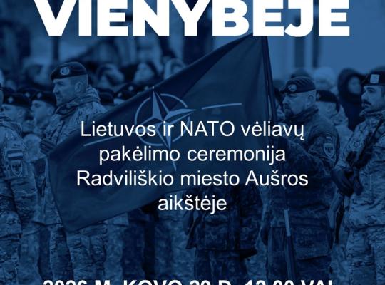 Kviečiame kartu švęsti 22-ąsias Lietuvos įstojimo į NATO metines
