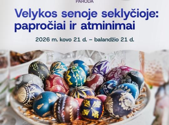 Kleboniškių muziejaus seklyčioje prisimenami Velykų papročiai