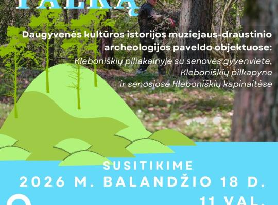 Daugyvenės muziejus Tarptautinę paminklų apsaugos dieną kviečia į talką