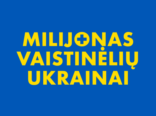 Prasideda ambicinga akcija „Milijonas vaistinėlių Ukrainai“