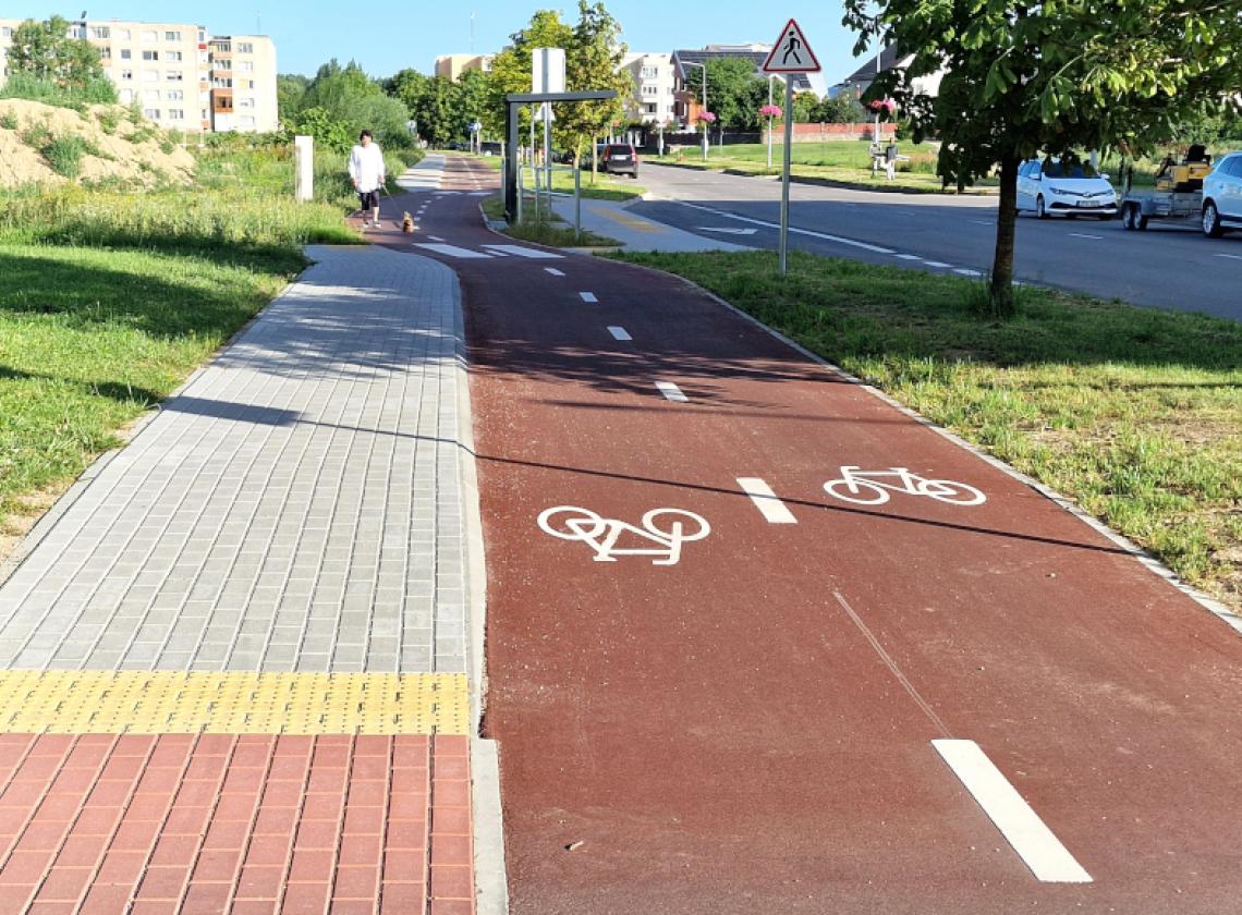 Radviliškyje – rekordinė dviračių takų plėtra, netrukus darbai prasidės Šeduvoje