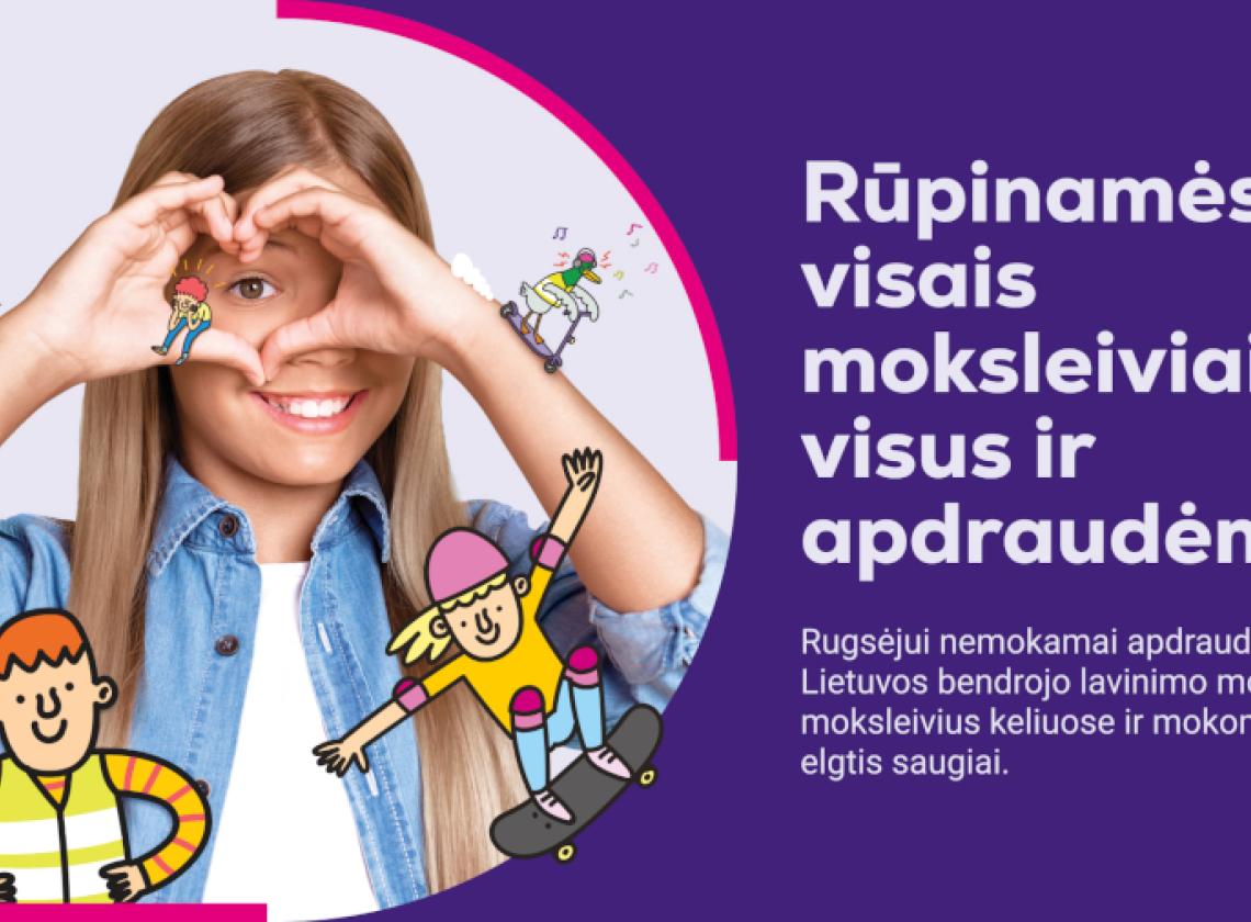 Rugsėjį visi Radviliškio rajono mokiniai bus apdrausti nemokamai 