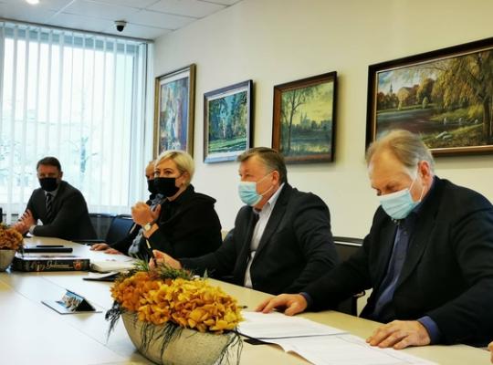 Susitikta su Šiaulių regiono atliekų tvarkymo centro atstovais