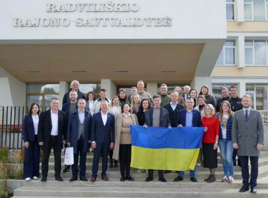 Radviliškio rajono savivaldybėje – svečiai iš Ukrainos
