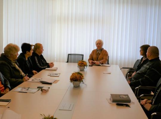 Vyko susitikimas su Radviliškio rajono neįgaliųjų nevyriausybinių organizacijų atstovais