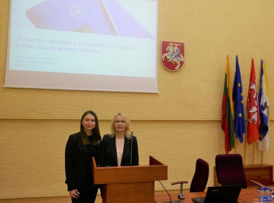 Savivaldybėje vyko seminaras apie korupcijos prevenciją