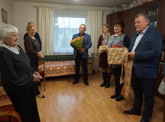 Kunigiškių kaime pasveikinta šimtametė